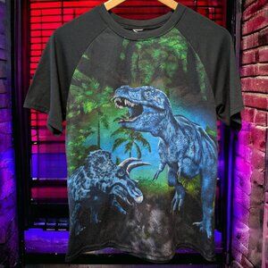 Tyrannosaurus Rex Triceratops Jurassic Dinosaur Junior Sleepwear T-Shirt